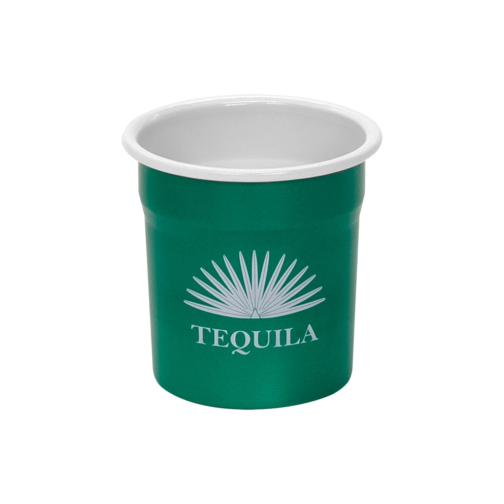 Steel Chill-Cups Aluminum Shot Cup, 1.5 oz - Green - Silk Screen