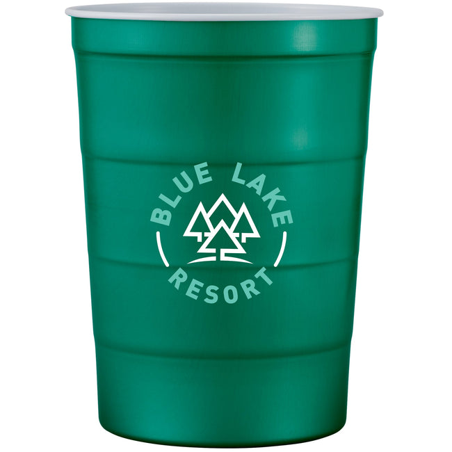 Steel Chill-Cups Recyclable Steel Party Cup, 16 oz Full Color