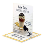 Stick'n Glide Table Topper, 4.1 x 5.8 Inches - White - 4CP