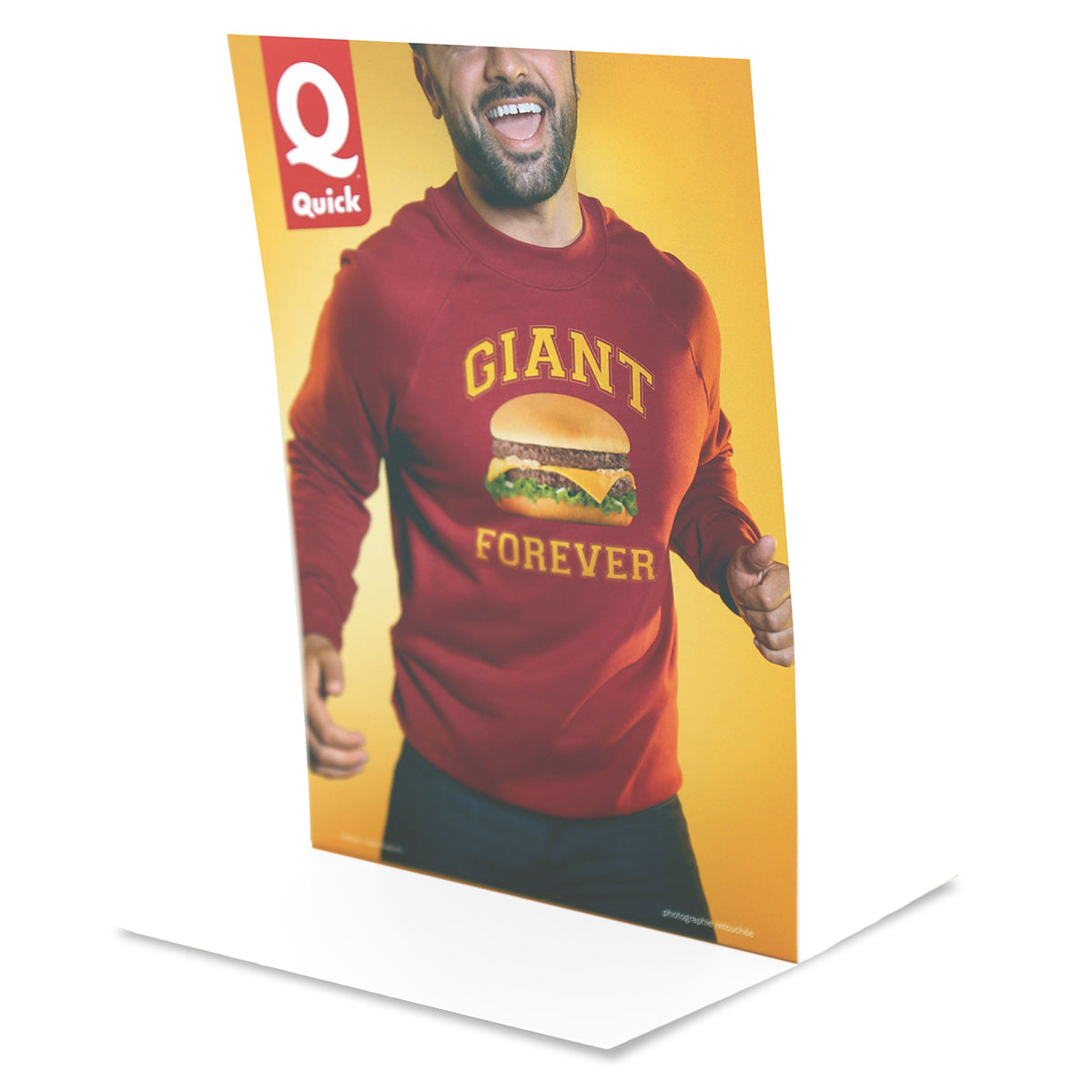 Stick'n Glide Table Topper, 5.8 x 8.3 Inches - Clear - 4CP
