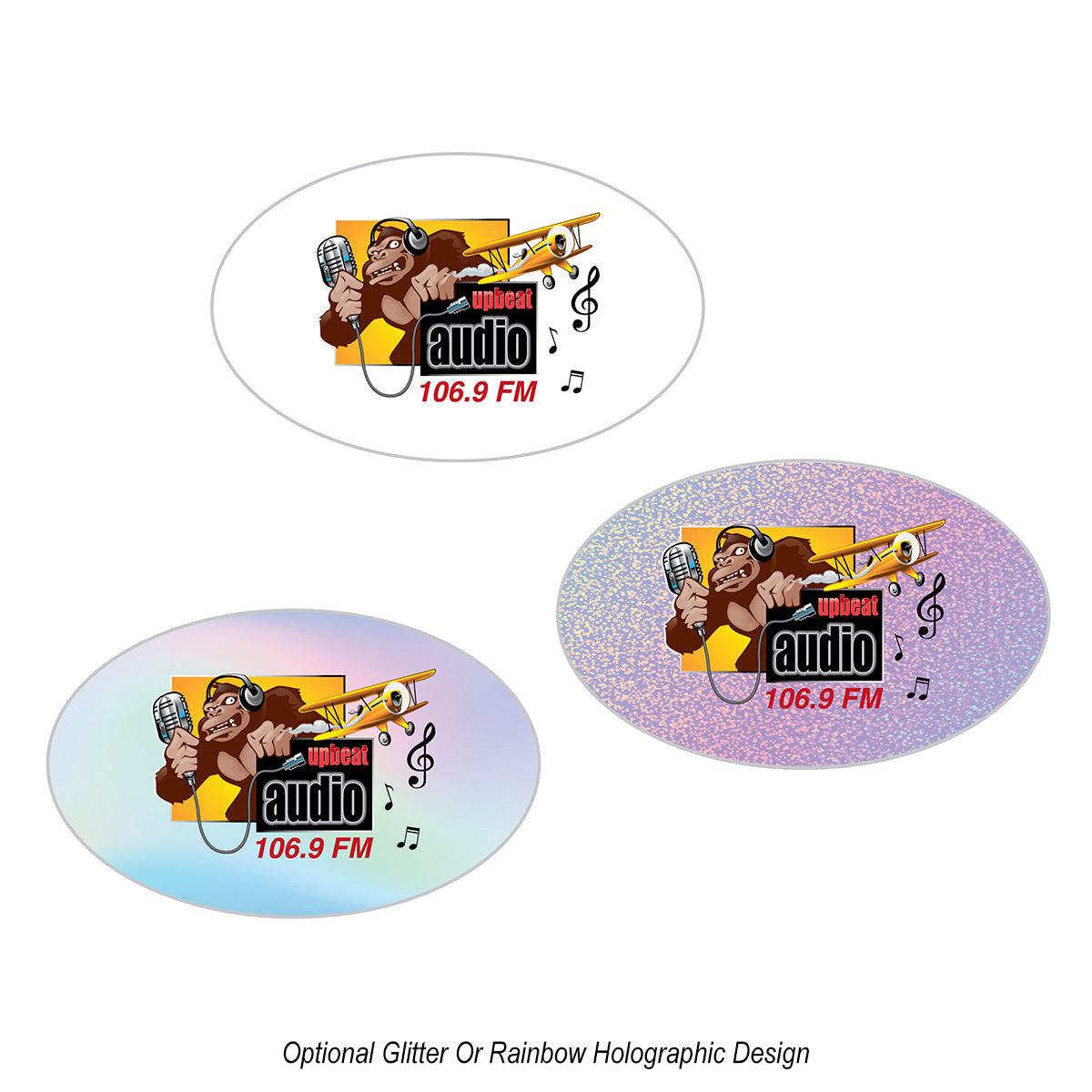 Sticker, Oval - Oval Sticker