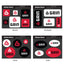 Sticker Sheet in Stock Shapes, 5.5 x 7 Inches - Sticker Sheet 5.5" x 7" Stock Shapes