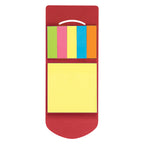 Sticky Notes and Flags in a Pocket Case - Red - Open