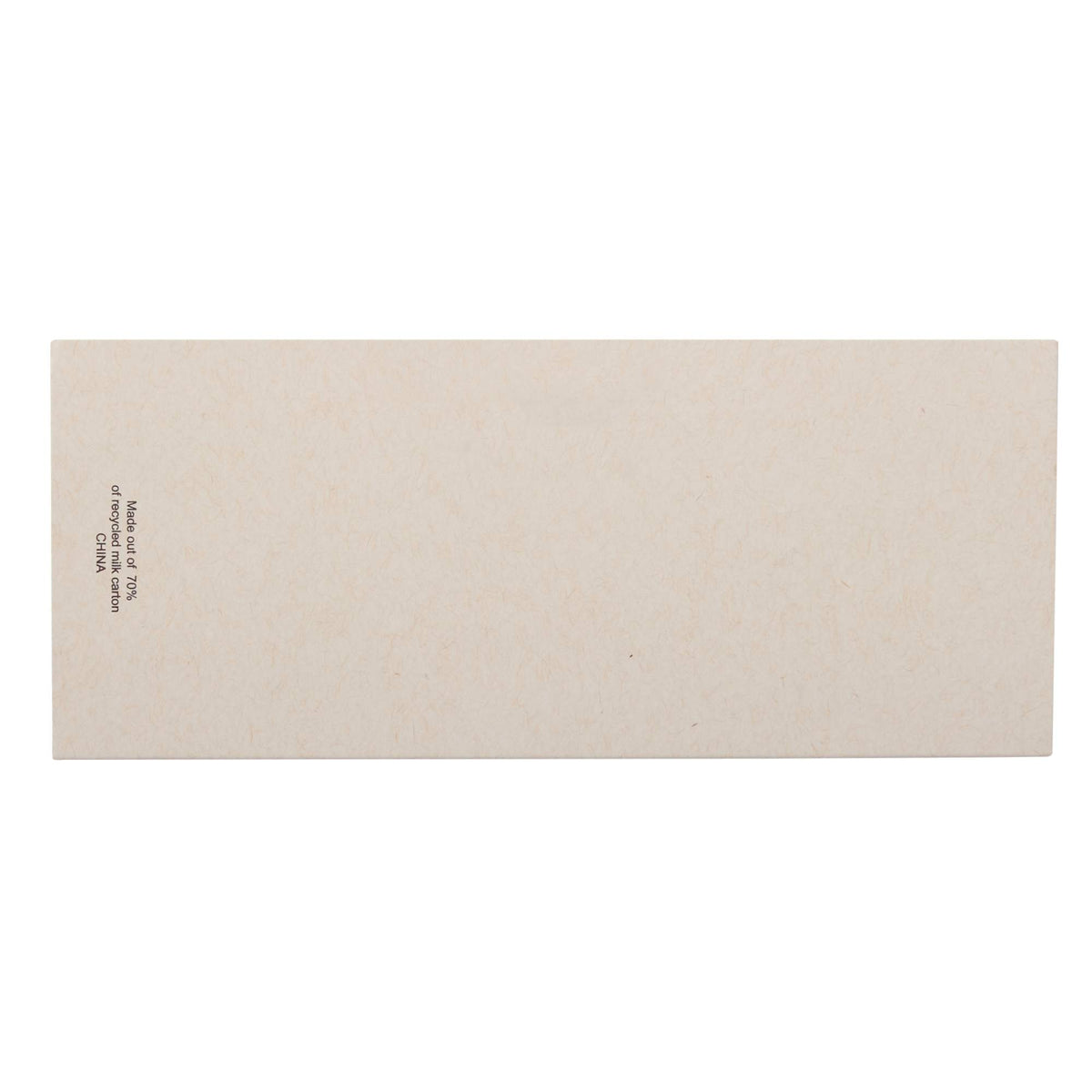 Sticky Notes and Ruler Pad in Recycled Milk Carton - White - Back