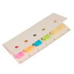 Sticky Notes and Ruler Pad in Recycled Milk Carton - White - Right Angle 2