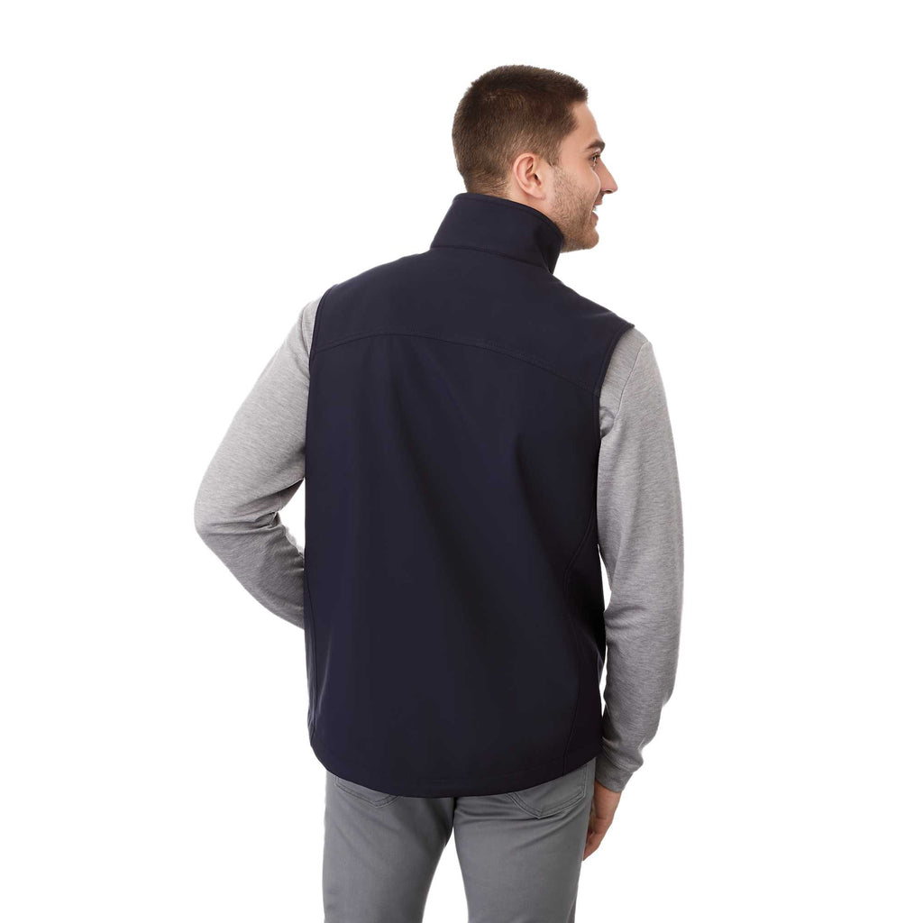 Stinson Softshell Vest for Men Embroidery - Navy - Back On Model