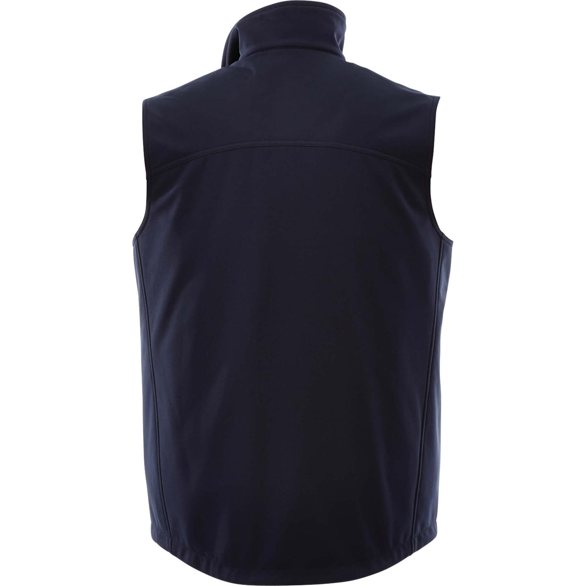 Stinson Softshell Vest for Men Laser Engraving - Navy - Back Flat