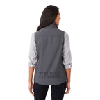 Stinson Softshell Vest for Women Debossing - Grey Storm - Back On Model