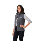 Stinson Softshell Vest for Women Debossing - Grey Storm - On Model 2