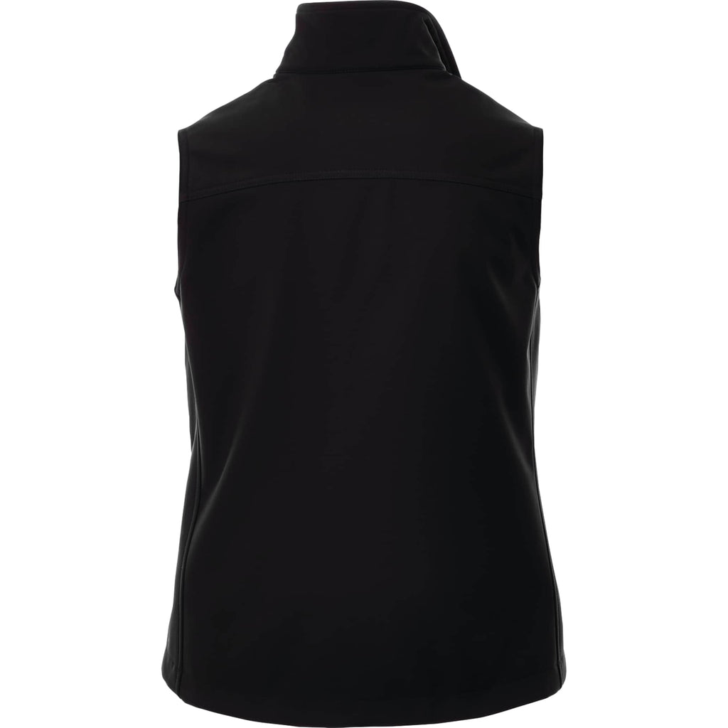 Stinson Softshell Vest for Women Transfer - Black - Back Flat