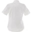 Stirling Short Sleeve Work Shirt in Poly Cotton Twill for Women Transfer - White - Back Flat