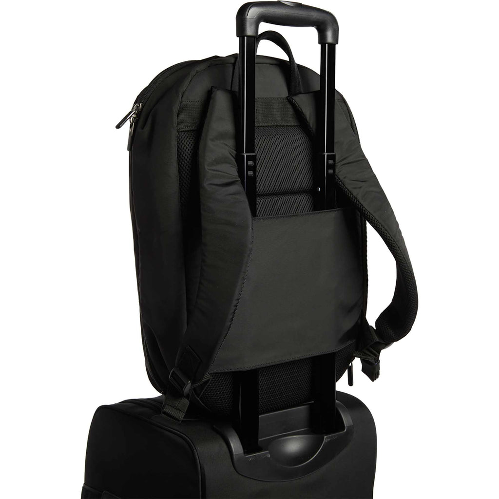 STITCH Day Traveler Convertible Backpack and Briefcase Embroidery - Onyx - Right Angle