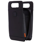 STITCH Insulated Wine Tote for Two Bottles Full Color - Onyx - Left Angle 3