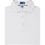 STITCH Solid Pique Golf Polo for Men Transfer - White - Front