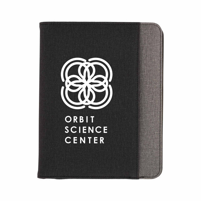 Stockton Zip Wireless Charging Journal, 5,000 mAh Debossing