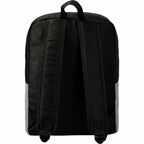 Stone Non-Woven Backpack with Padded Straps - Graphite - Back