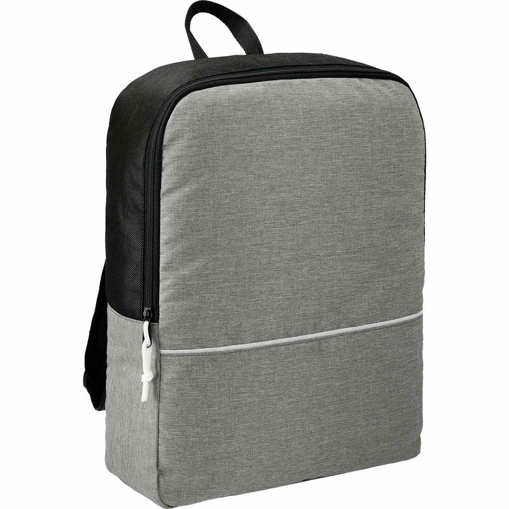 Stone Non-Woven Backpack with Padded Straps - Graphite - Right Angle 2