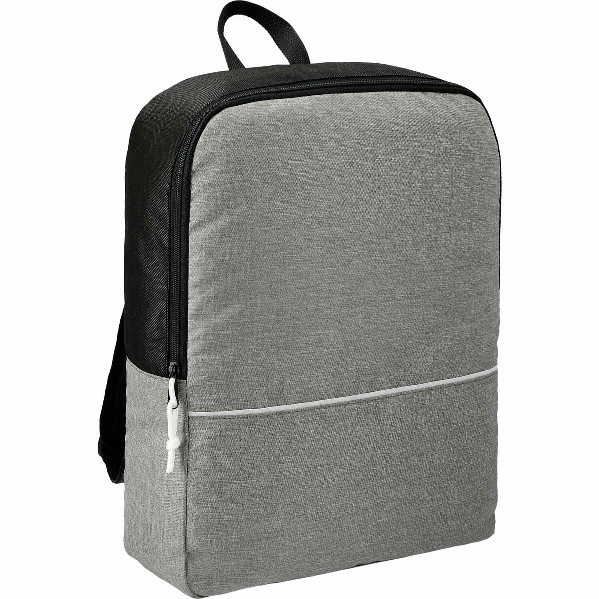 Stone Non-Woven Backpack with Padded Straps - Graphite - Right Angle 2