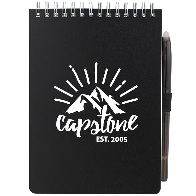 Stone Paper Reporter Notebook with Erasable Pen, 5 x 7 Inches