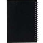 Stone Paper Spiral Notebook, 5 x 7 Inches - Black - Back