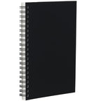 Stone Paper Spiral Notebook, 5 x 7 Inches - Black - Right Angle 2