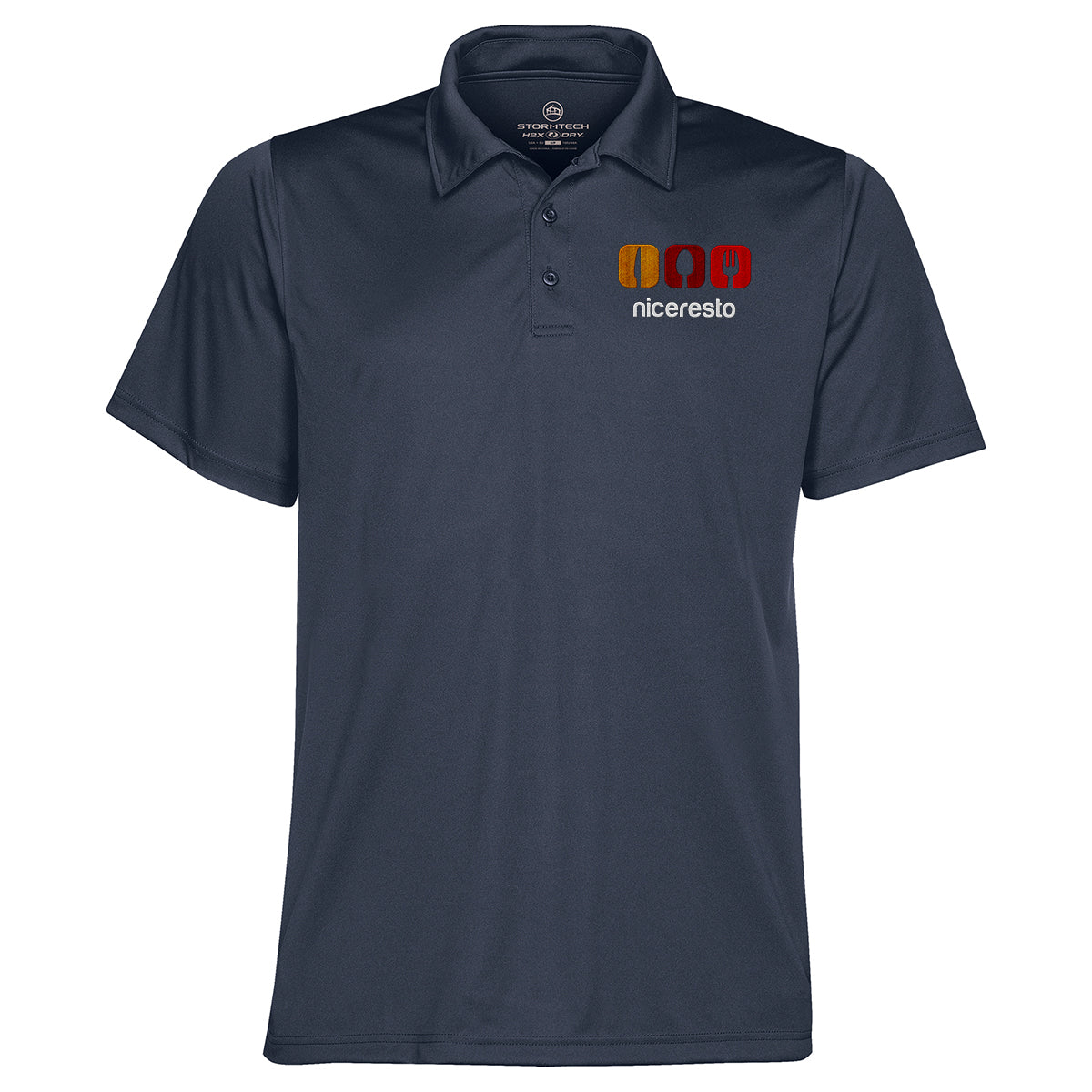 Stormtech Apollo H2XDry Polo for Men - Navy - Embroidery