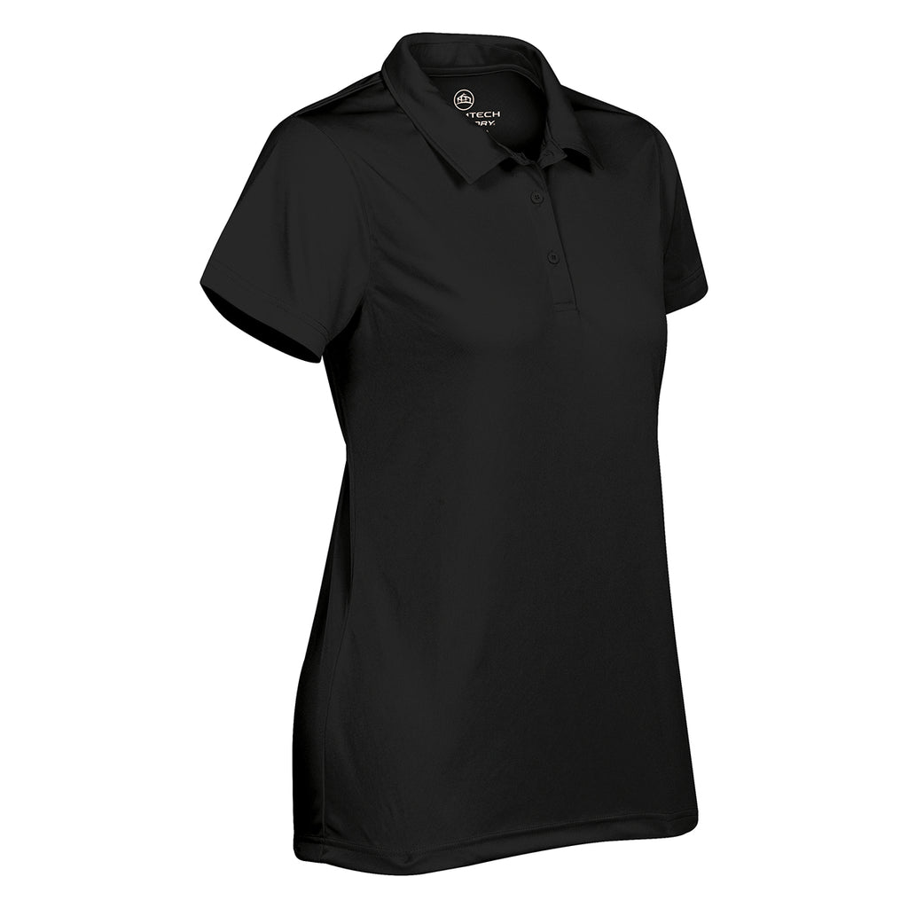 Stormtech Apollo H2XDry Polo for Women - Black - SIDE