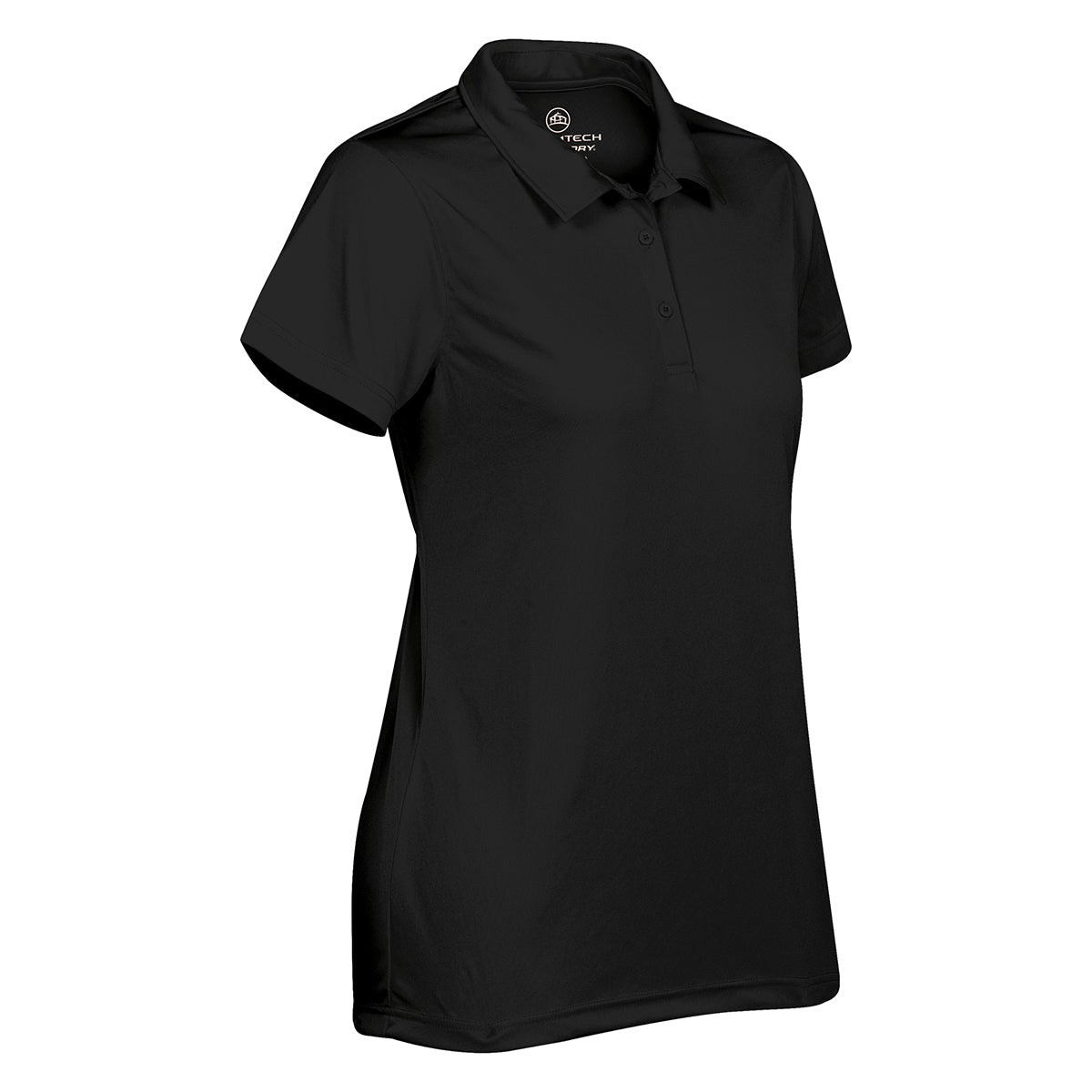 Stormtech Apollo H2XDry Polo for Women - Black - SIDE
