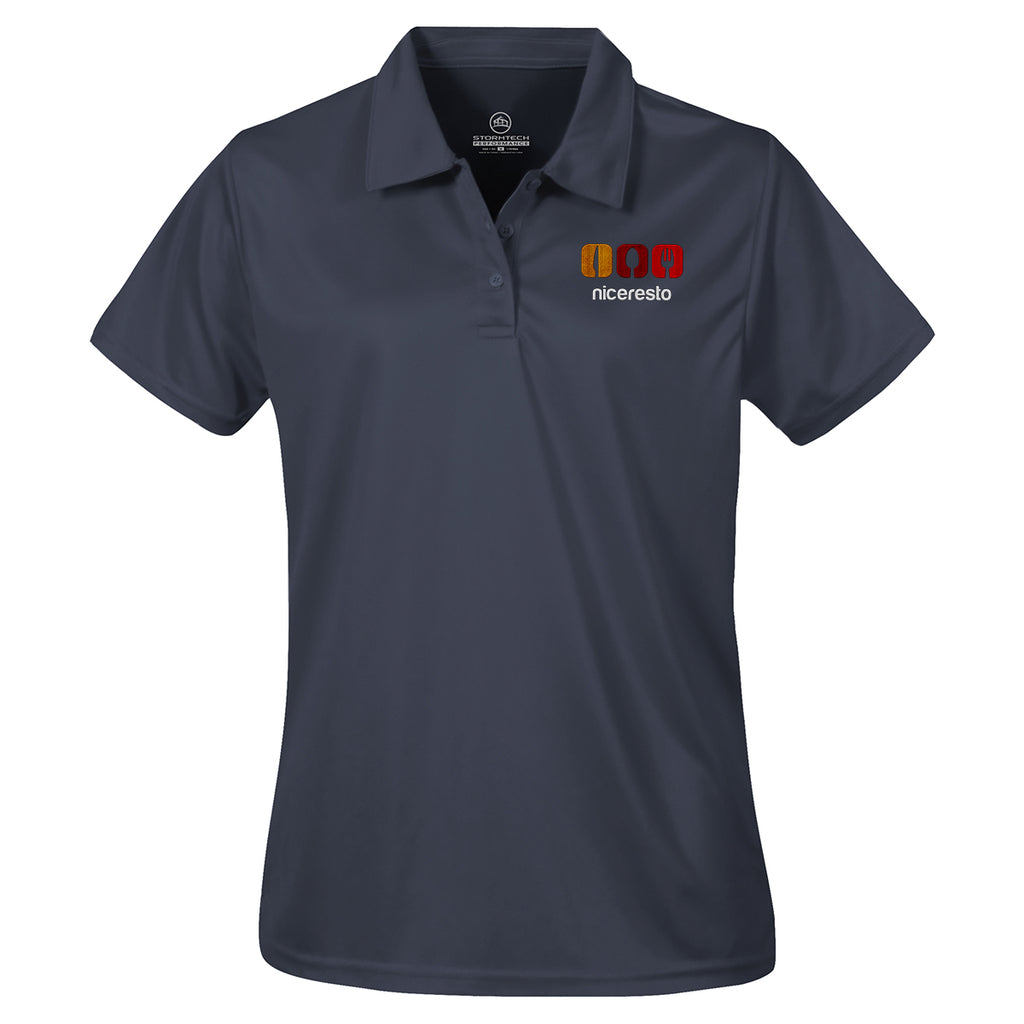 Stormtech Apollo H2XDry Polo for Women - Navy - Embroidery