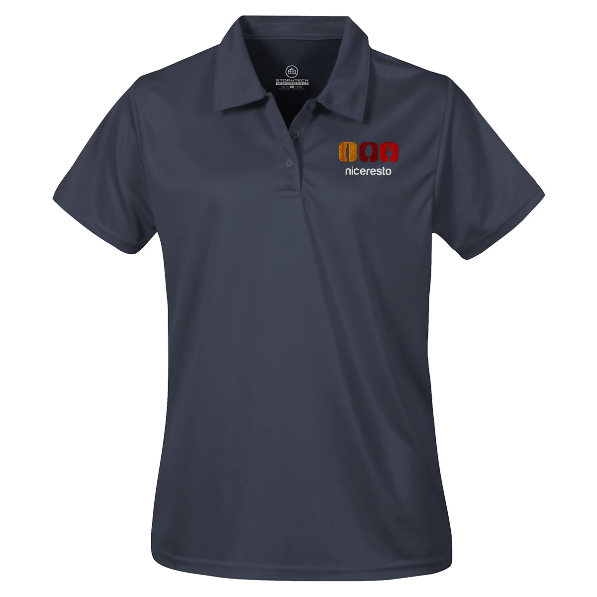 Stormtech Apollo H2XDry Polo for Women - Navy - Embroidery