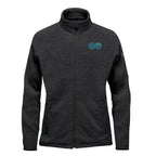 Stormtech Avalante Full Zip Fleece Jacket for Women - Black Heather - Embroidery