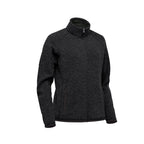 Stormtech Avalante Full Zip Fleece Jacket for Women - Black Heather - SIDE