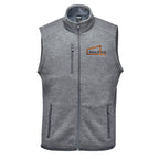 Stormtech Avalante Full Zip Fleece Vest for Men - Granite Heather - Embroidery