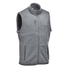 Stormtech Avalante Full Zip Fleece Vest for Men - Granite Heather - SIDE