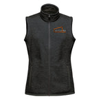 Stormtech Avalante Full Zip Fleece Vest for Women - Black Heather - Embroidery