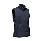 Stormtech Avalante Full Zip Fleece Vest for Women - Navy Heather - SIDE