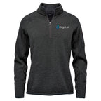Stormtech Avalante Quarter Zip Pullover for Women - Black Heather - Embroidery