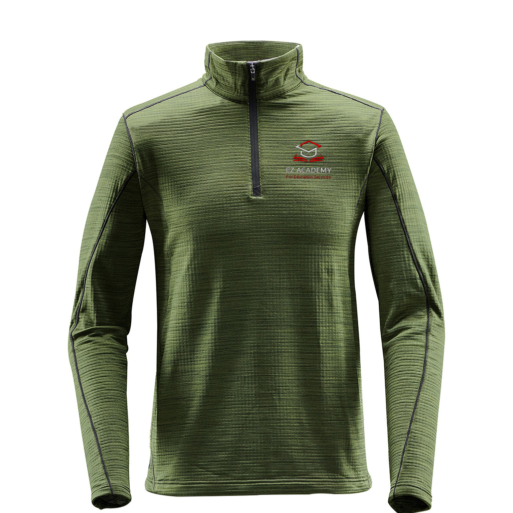 Stormtech Base Thermal Zip for Men - Earth Green - Embroidery