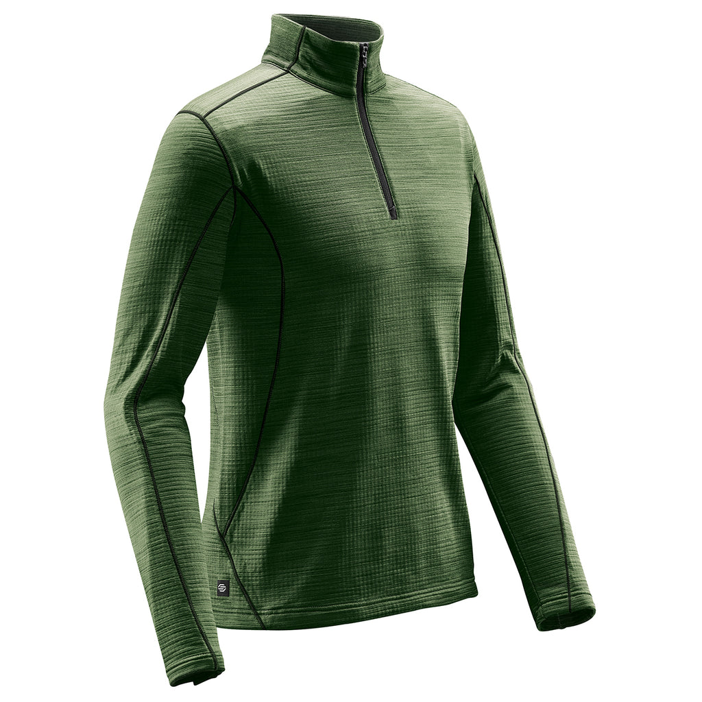 Stormtech Base Thermal Zip for Men - Earth Green - SIDE