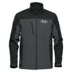 Stormtech Cascades Softshell for Men - Black/Black - Embroidery