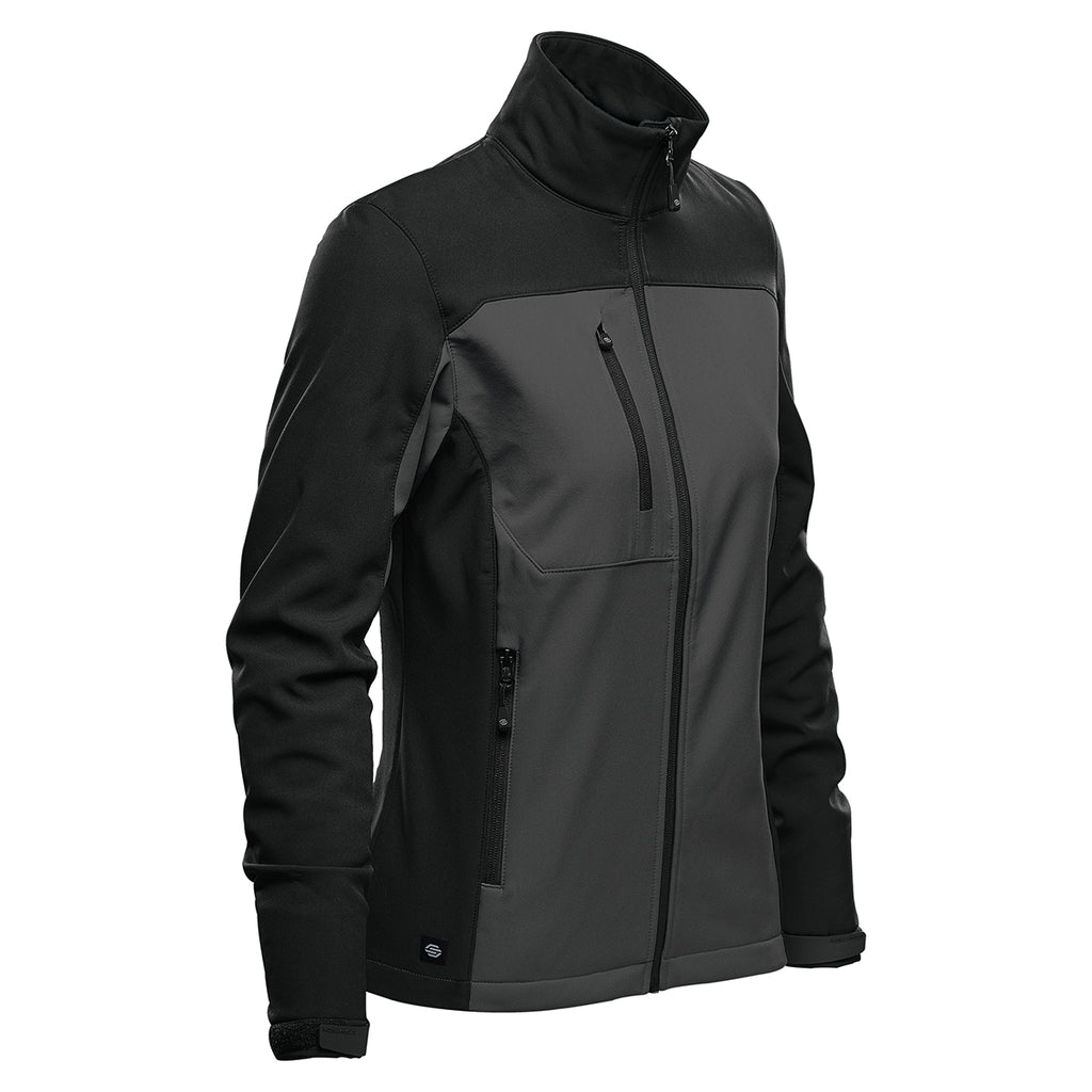 Stormtech Cascades Softshell for Women - Black/Black - Dolphin_SIDE