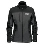 Stormtech Cascades Softshell for Women - Black/Black - Embroidery