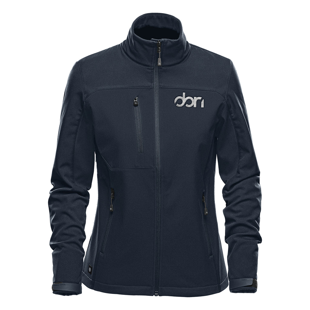 Stormtech Cascades Softshell for Women - Navy/Navy - Embroidery