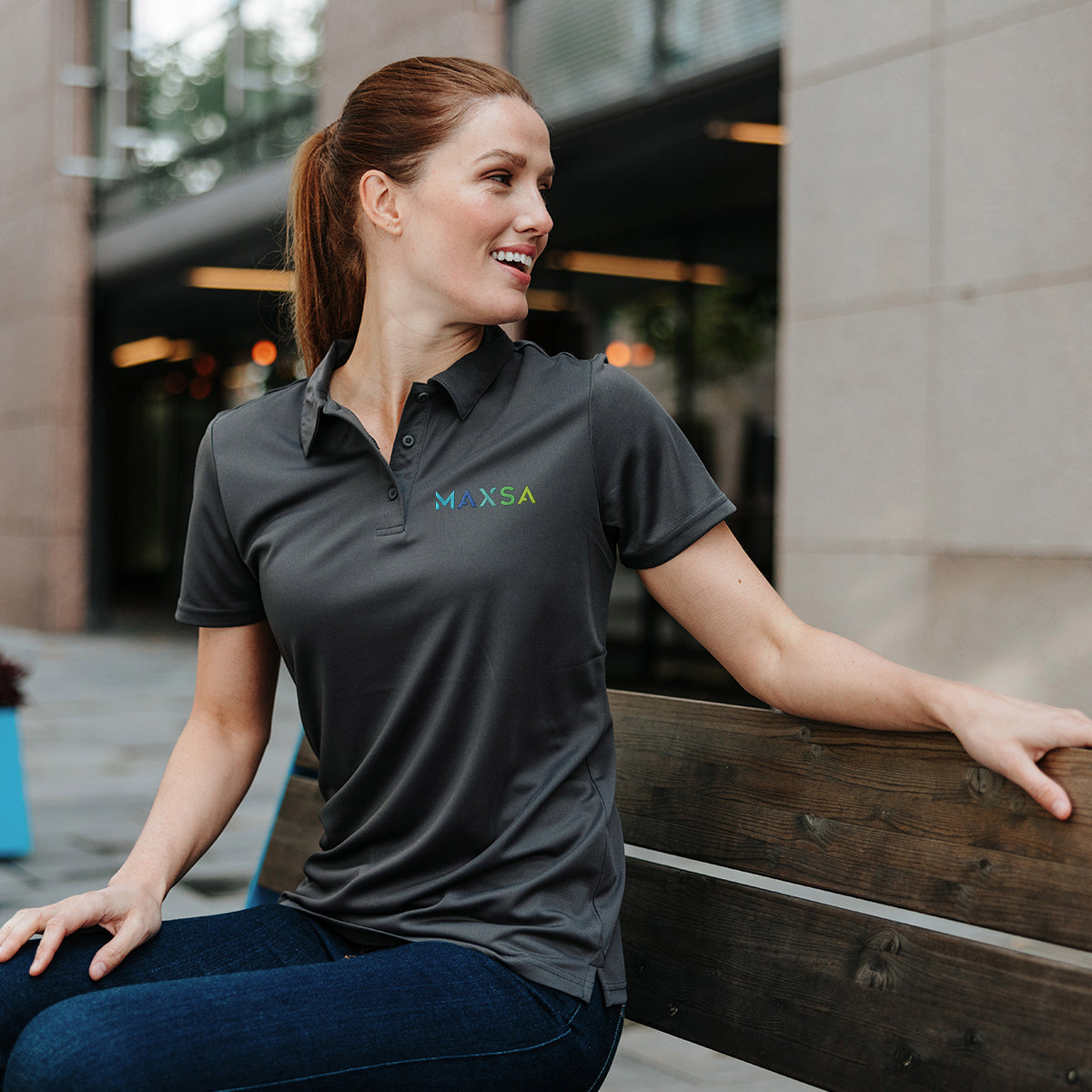 Stormtech Eclipse H2XDry Pique Polo for Women - Black - Embroidery
