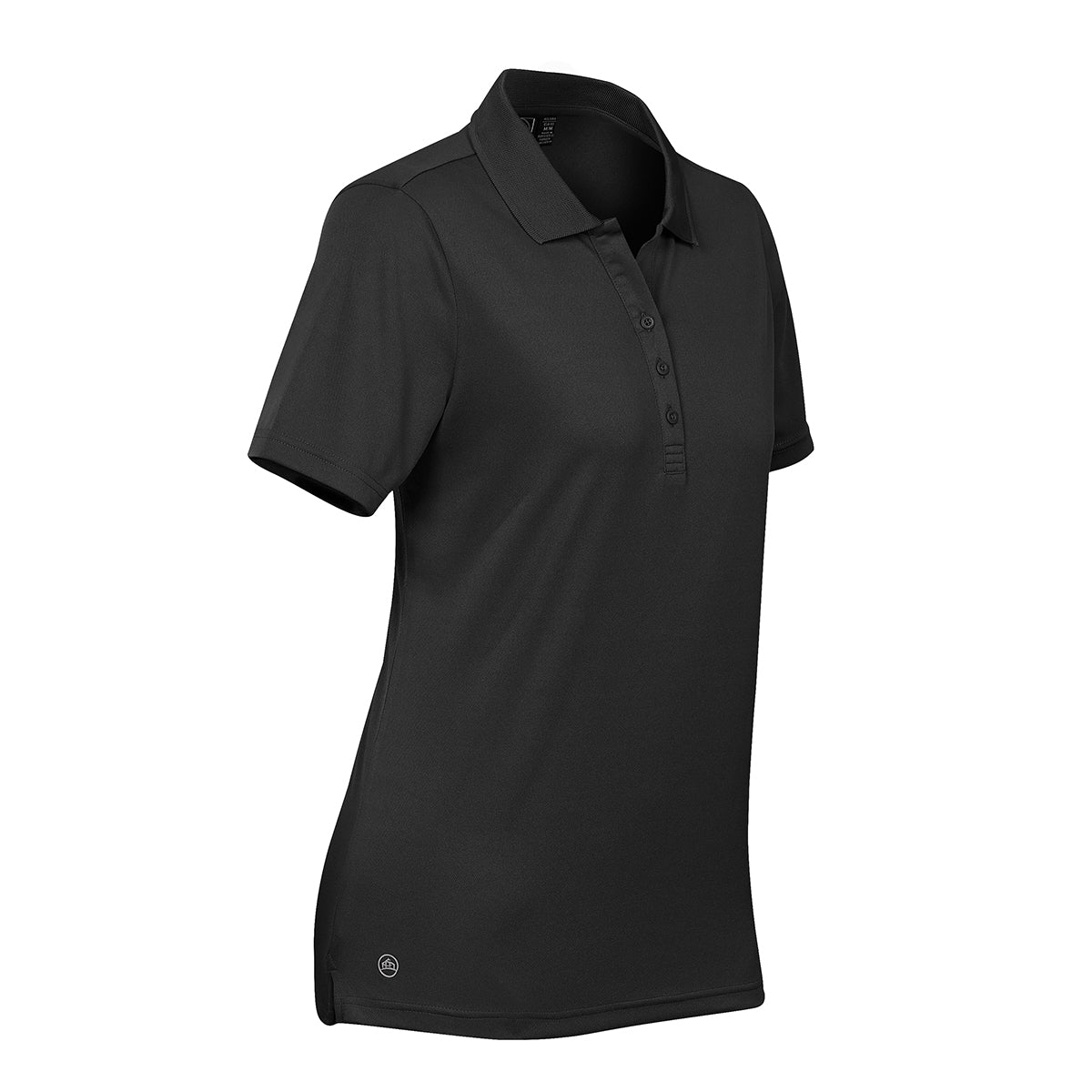 Stormtech Eclipse H2XDry Pique Polo for Women - Black - SIDE
