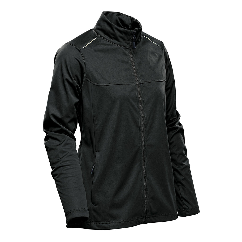 Stormtech Greenwich Lightweight Softshell for Women - Black - SIDE