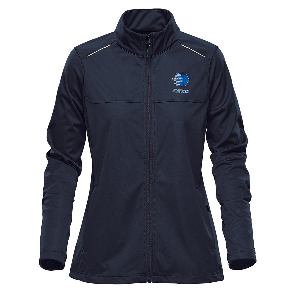 Stormtech Greenwich Lightweight Softshell for Women - Navy - Embroidery