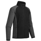 Stormtech Impact Microfleece Jacket for Men - Black/Carbon - CARBON_SIDE