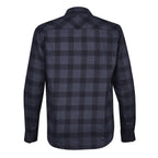 Stormtech Logan Snap Front Shirt for Men - Navy Plaid - BACK