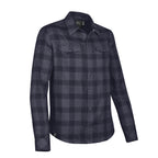 Stormtech Logan Snap Front Shirt for Men - Navy Plaid - SIDE